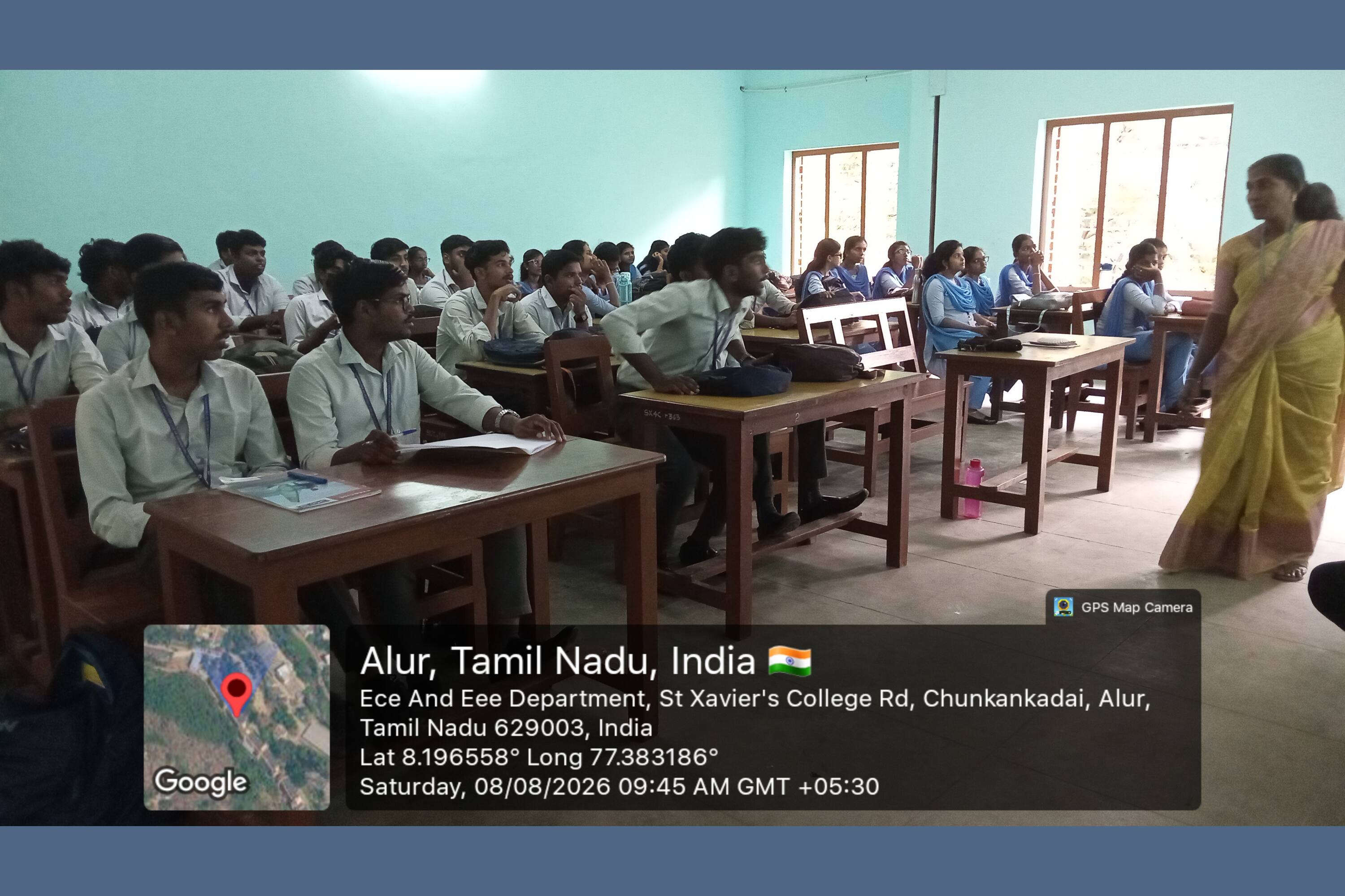 Expert Lecture on Professional Excellence and Ethical Leadership on 8.08.2026 at 9.00AM organised by ISTE, Resource Person.Ms.S.Jasmine Suguna, AP, Department of MBA